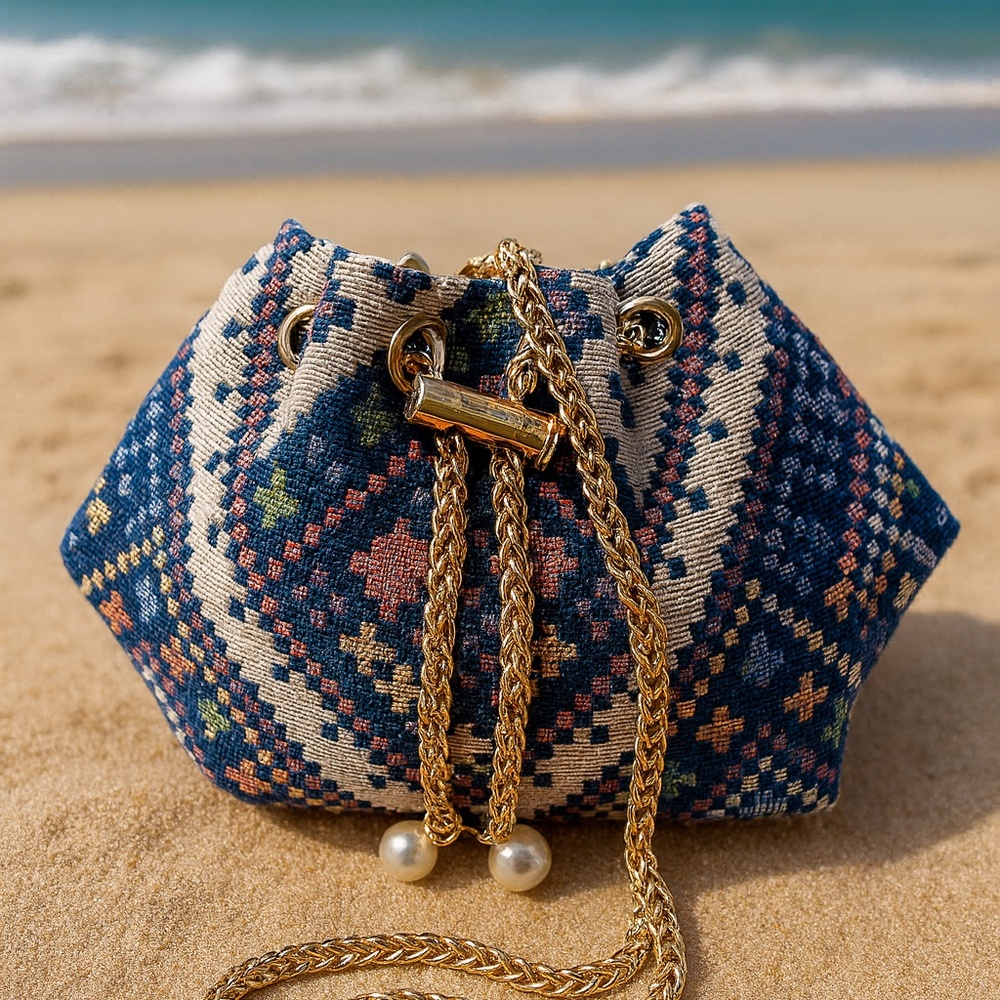 🌺 CaliGirl Boho Luxe Chain Purse, nwt